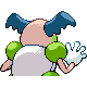 M.Mime femelle shiny dans Diamant et Perle