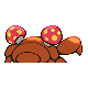 Paras femelle shiny dans Diamant et Perle