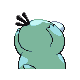Psykokwak femelle shiny dans Diamant et Perle