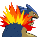Typhlosion mle dans Diamant et Perle