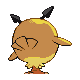 Hoothoot mle shiny dans Diamant et Perle