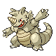 Rhinoferos femelle shiny dans Diamant et Perle