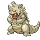 Rhinoferos femelle shiny dans Diamant et Perle