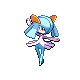Kirlia femelle shiny dans Diamant et Perle
