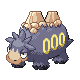 Camerupt femelle shiny dans Diamant et Perle