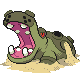 Hippodocus femelle shiny dans Diamant et Perle