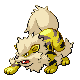 Arcanin femelle shiny dans Diamant et Perle