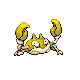 Krabby femelle shiny dans Diamant et Perle
