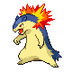 Typhlosion mle dans Diamant et Perle