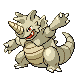 Rhinoferos mle shiny dans Diamant et Perle