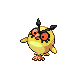 Hoothoot mle shiny dans Diamant et Perle