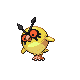 Hoothoot mle shiny dans Diamant et Perle
