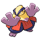 Hariyama mle shiny dans Diamant et Perle