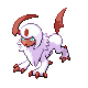 Absol mle shiny dans Diamant et Perle