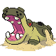 Hippodocus mle shiny dans Diamant et Perle